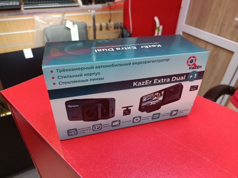 Авто аксессуар Авторегистратор  kazer extra dual